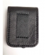 Etui pour paquet de cigarettes en cuir noir