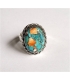 Bague ovale turquoise Oyster Copper