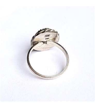 Bague turquoise oyster copper argent