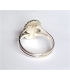 Bague ovale spiny oyster argent