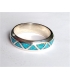 bague anneau Navajo inscrustation de turquoises