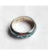 bague anneau Navajo inscrustation de turquoises