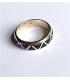 bague anneau Navajo turquoise et lapis lazuli
