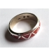 Bague anneau navajo Corail