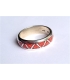 Bague anneau navajo Corail