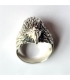 Bague tête de rapace argent