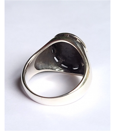 Bague chevalière tête de mort