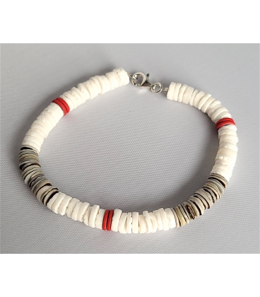 Bracelet perles d'Heishi mélo de couleurs