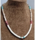 Collier en perles Heishi melo de couleurs