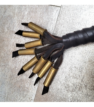 Whips "fouet de guidon" cuir noir