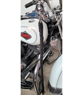 Whips "fouet de guidon" cuir noir