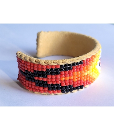 Bracelet perlé amerindien