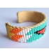 Bracelet perlé amerindien