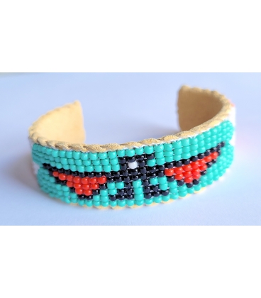 Bracelet perlé amerindien