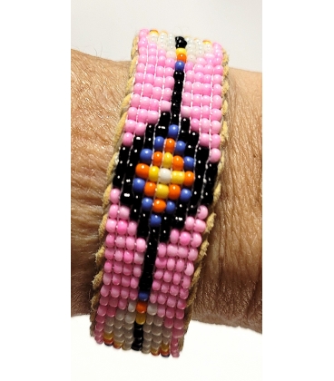 Bracelet perlé amerindien