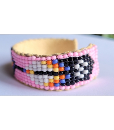 Bracelet perlé amerindien