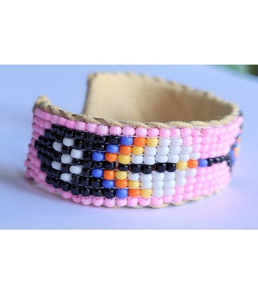 Bracelet perlé amerindien
