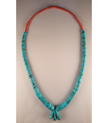 Collier de turquoises