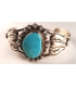 Bracelet argent et turquoise