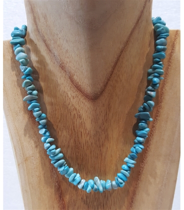 Collier multi turquoises