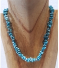 Collier multi turquoises