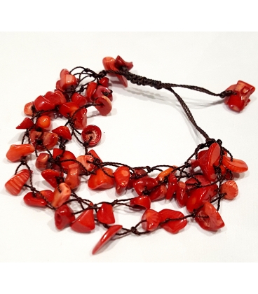 Bracelet multi corail