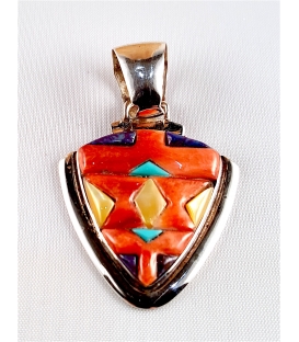 Pendentif pointe de fleche Zuni