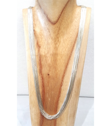 Collier 20 fils d'argent