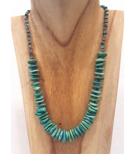 Collier multi turquoises