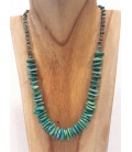 Collier multi turquoises