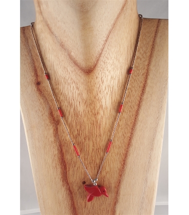 Collier oiseau fétiche