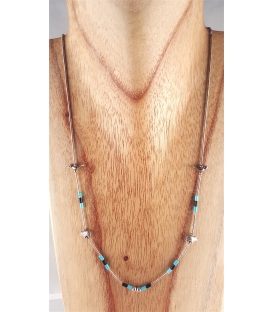 Collier oiseau et ours