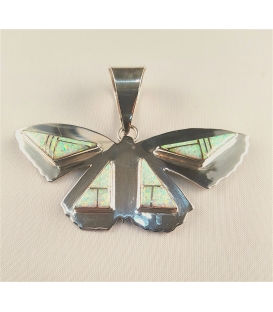 Pendentif papillon en Opale