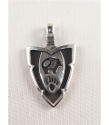 Pendentif pointe de flèche ours et patte d'ours