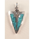 Pendentif pointe de flèche