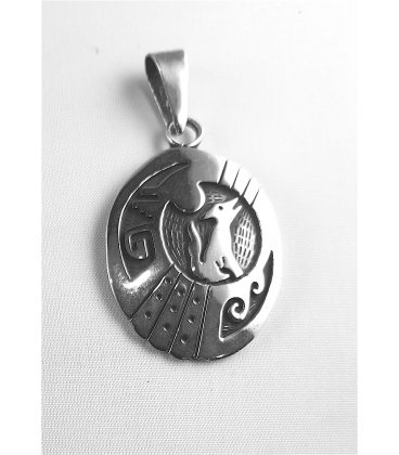 Pendentif motif loup