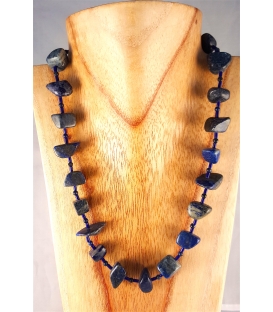 Collier avec de multi pierres Lapis Lazulli