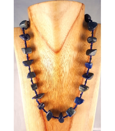 Collier avec de multi pierres Lapis Lazulli