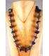 Collier avec de multi pierres Lapis Lazulli