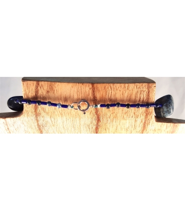 Collier avec de multi pierres Lapis Lazulli