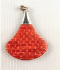 Pendentif en Corail et Nacre