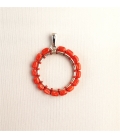 Pendentif en Corail rond
