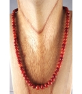 Collier avec perles en Corail