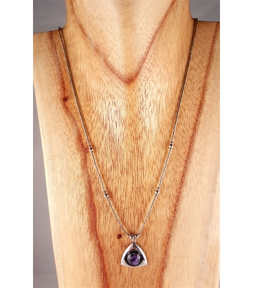 Collier en argent et Améthyste
