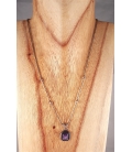 Collier argent et Améthyste