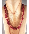 Collier avec pierres Grenat