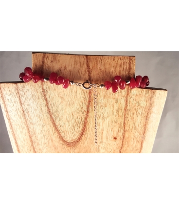 Collier avec pierres Grenat