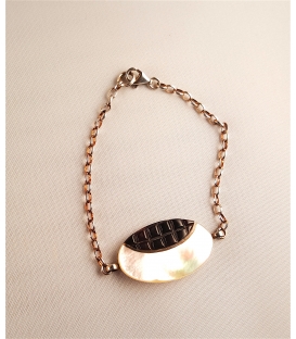 Bracelet en argent et Nacre