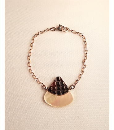 Bracelet en argent et Nacre