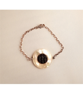 Bracelet en argent et Nacre ronde